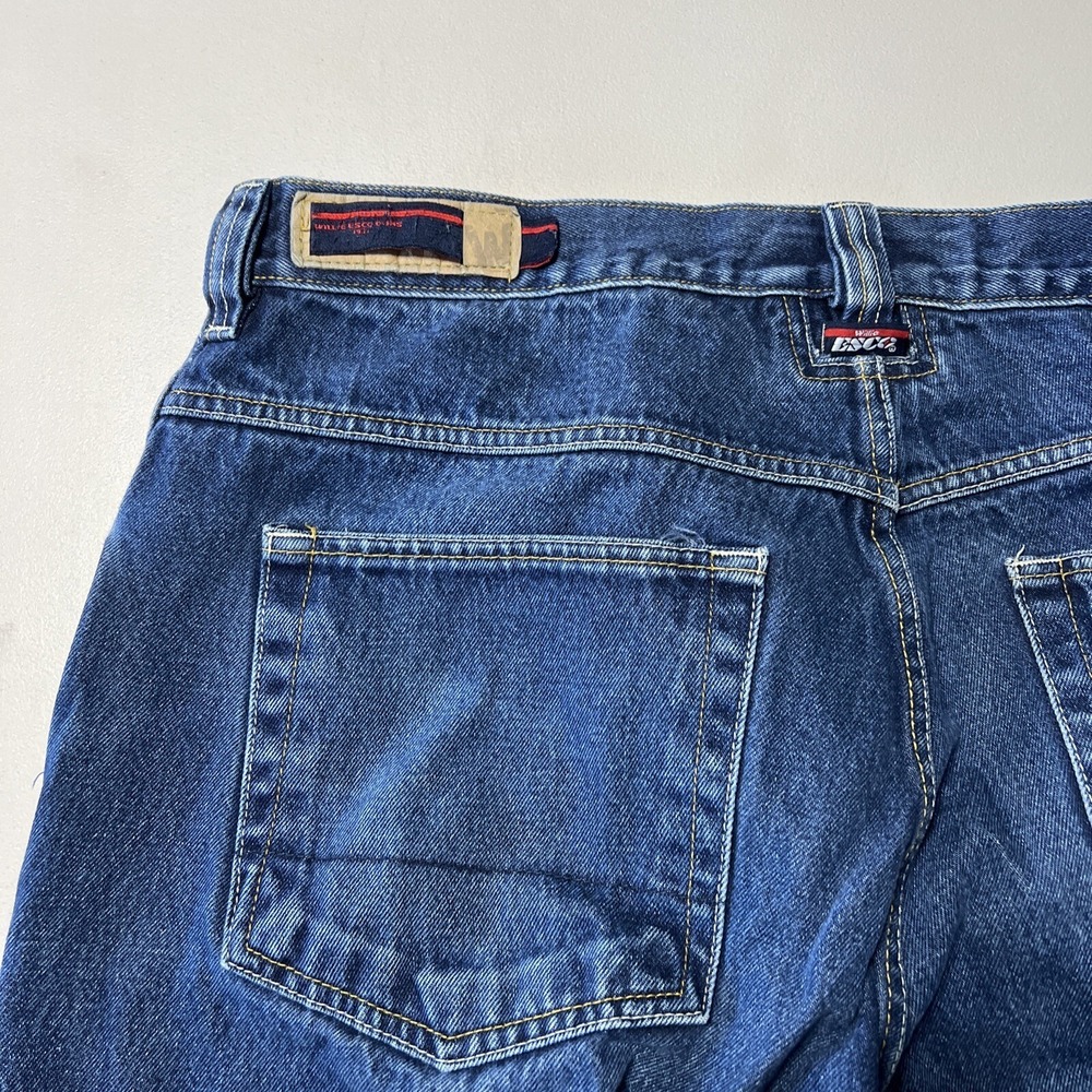 Vintage Willie Esco Duns Jeans Mens 38x34 Blue Pants Baggy Loose 90s Y2K Hip Hop - Picture 11 of 16